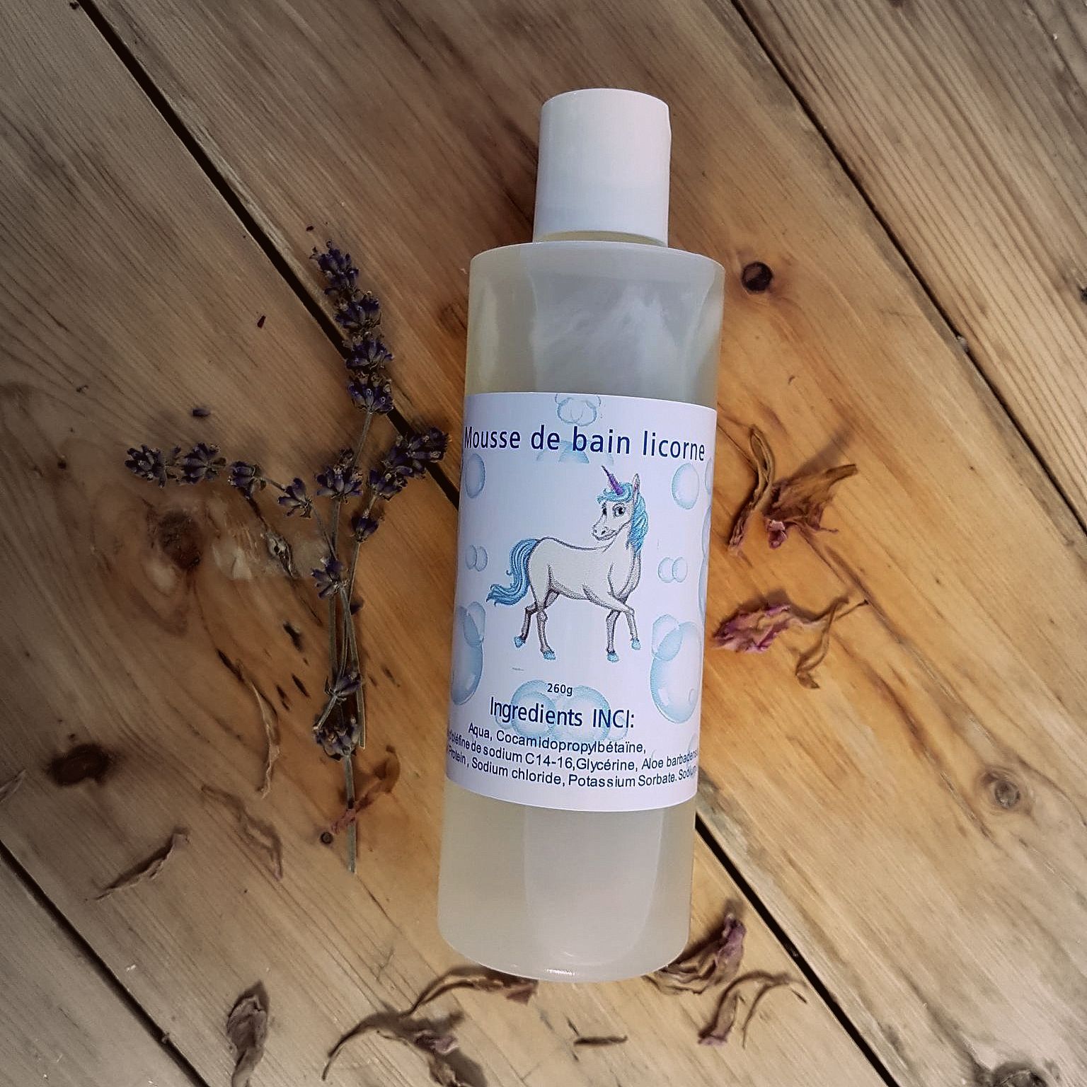 Mousse bain licorne | Captive - Produits Naturels